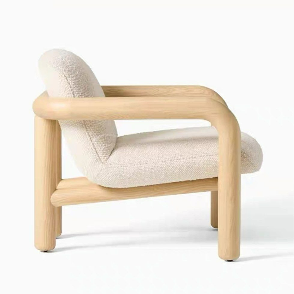 JACKSON Japandi Fabric Leisure Lounge Chair