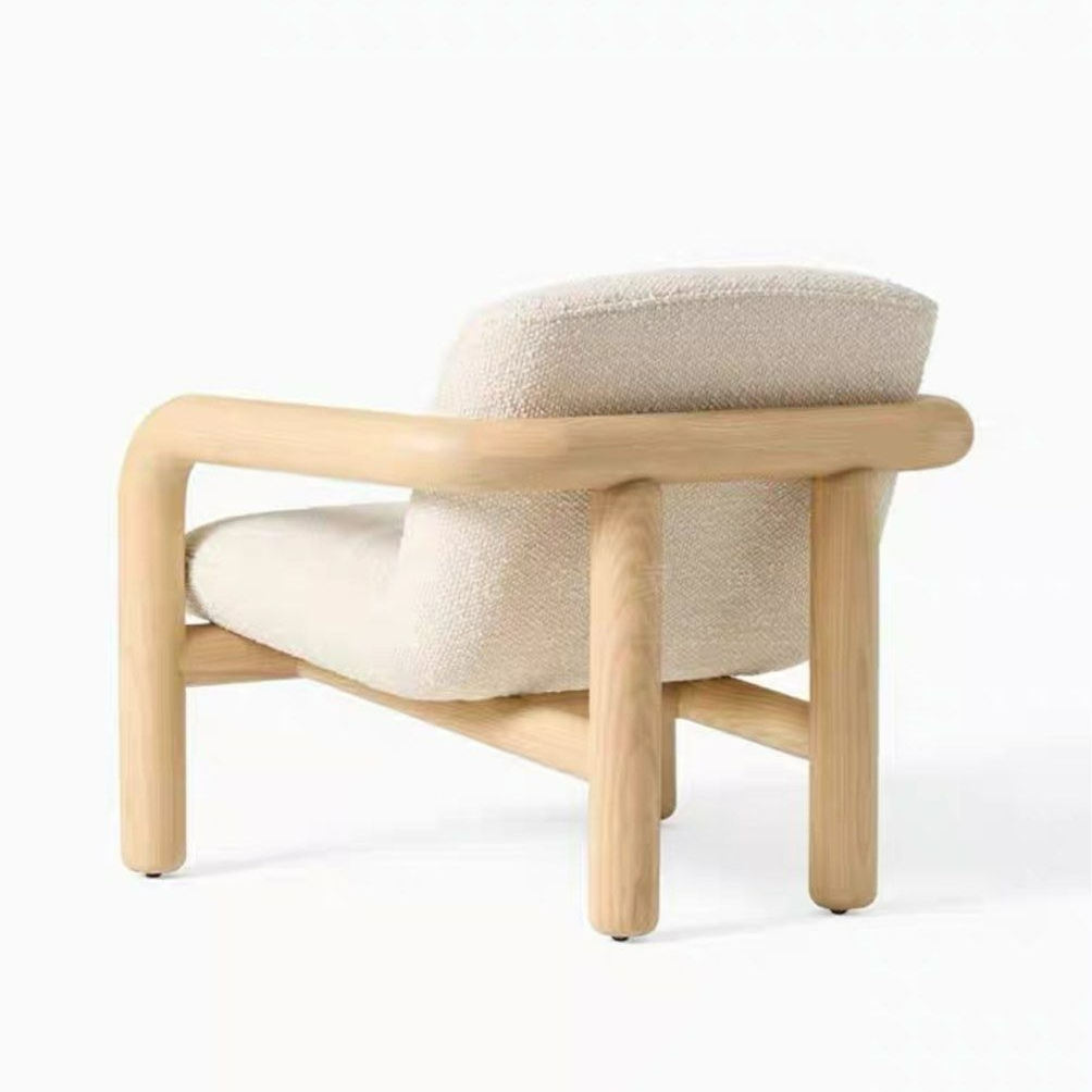 JACKSON Japandi Fabric Leisure Lounge Chair
