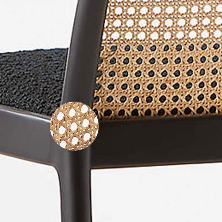 EMIKO Modern Rattan Dining Chair