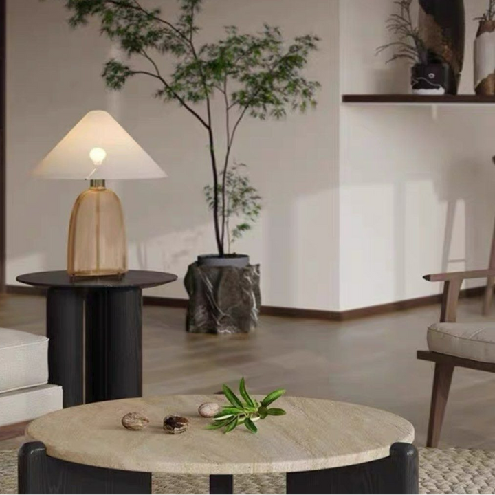 KRYN Rustic Solid Wood Side Table
