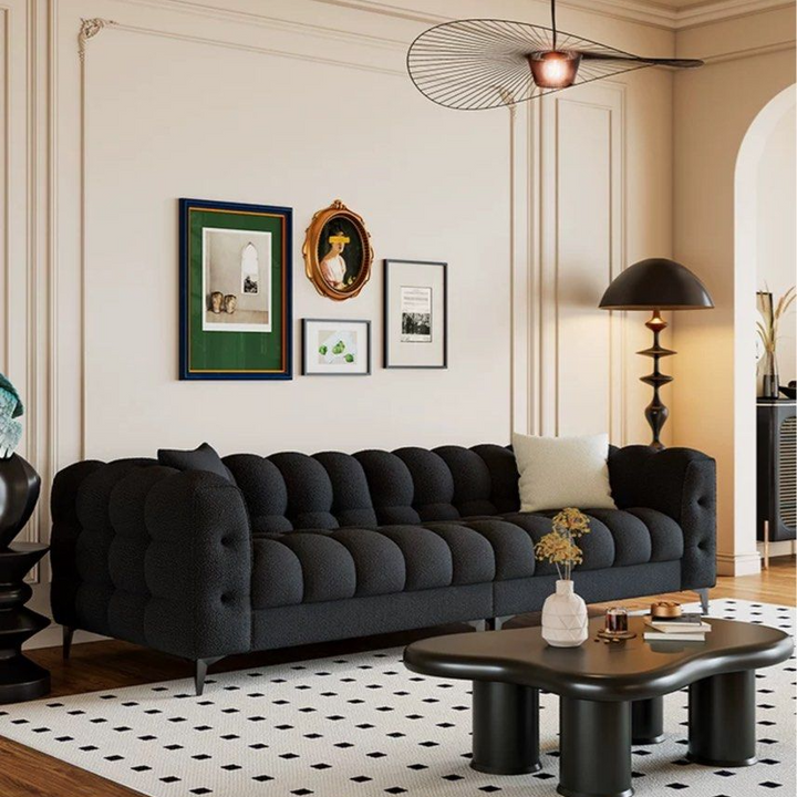 CAVELLE Modern Boucle Sofa