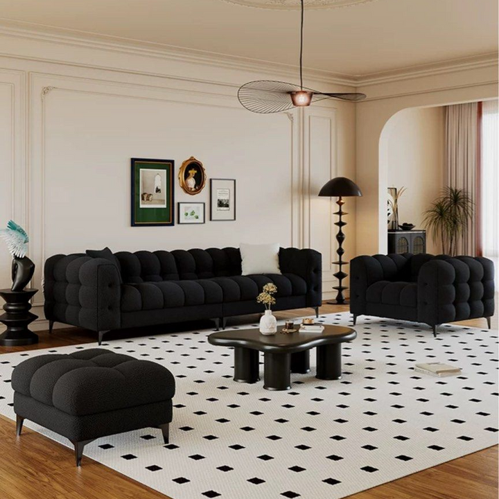 CAVELLE Modern Boucle Sofa