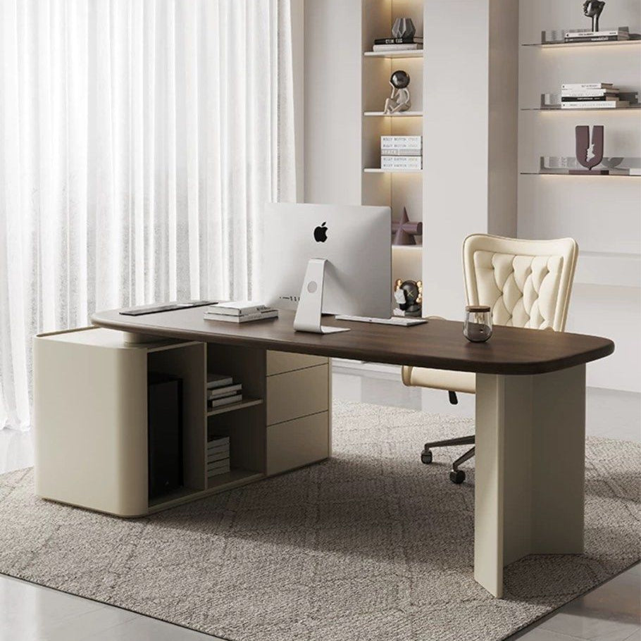 JARVIS Modern Walnut Study Desk