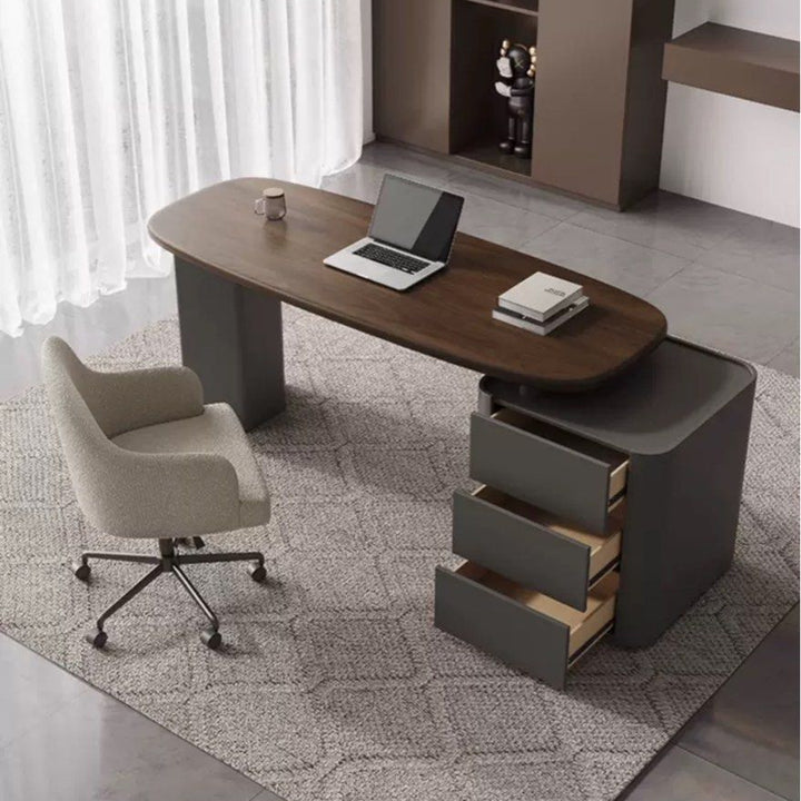 JARVIS Modern Walnut Study Desk