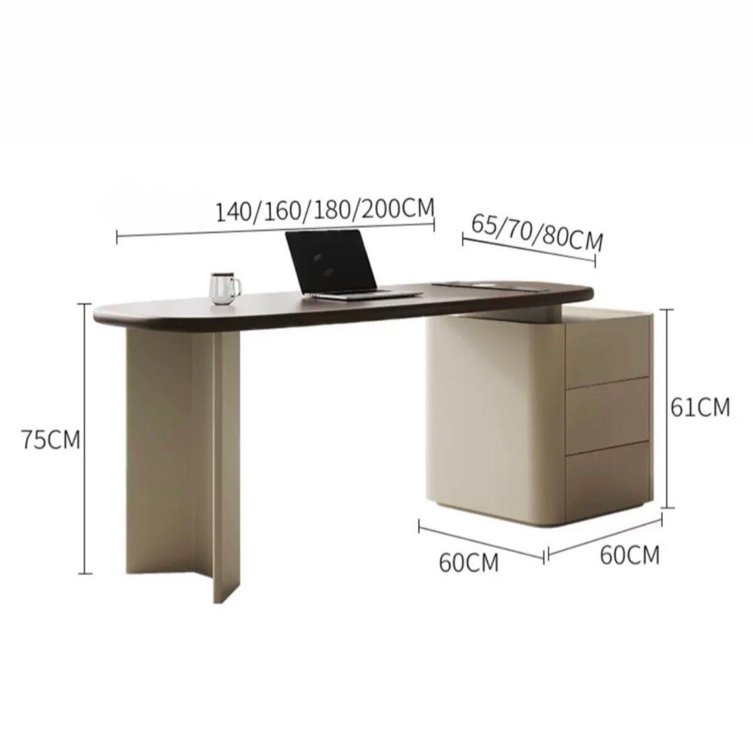 JARVIS Modern Walnut Study Desk
