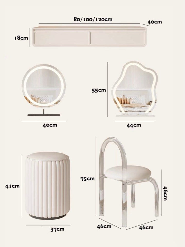 GAYATRI Modern Floating Vanity Table
