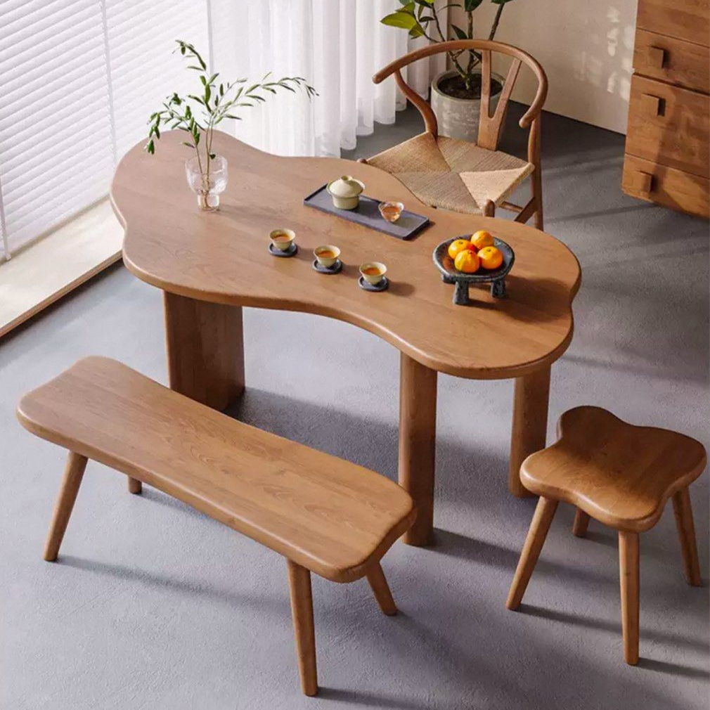 KALFON Wabi Sabi Solid Wood Dining Table
