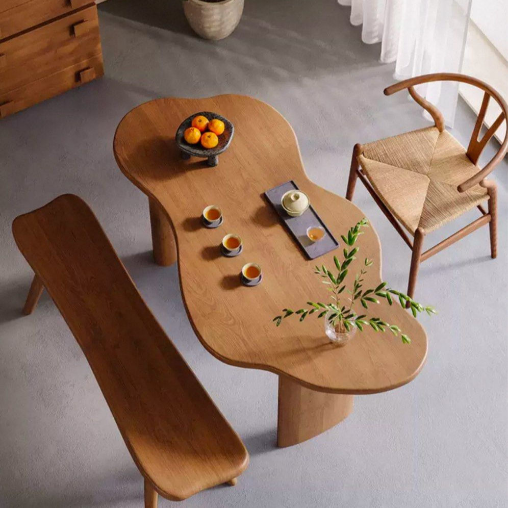 KALFON Wabi Sabi Solid Wood Dining Table