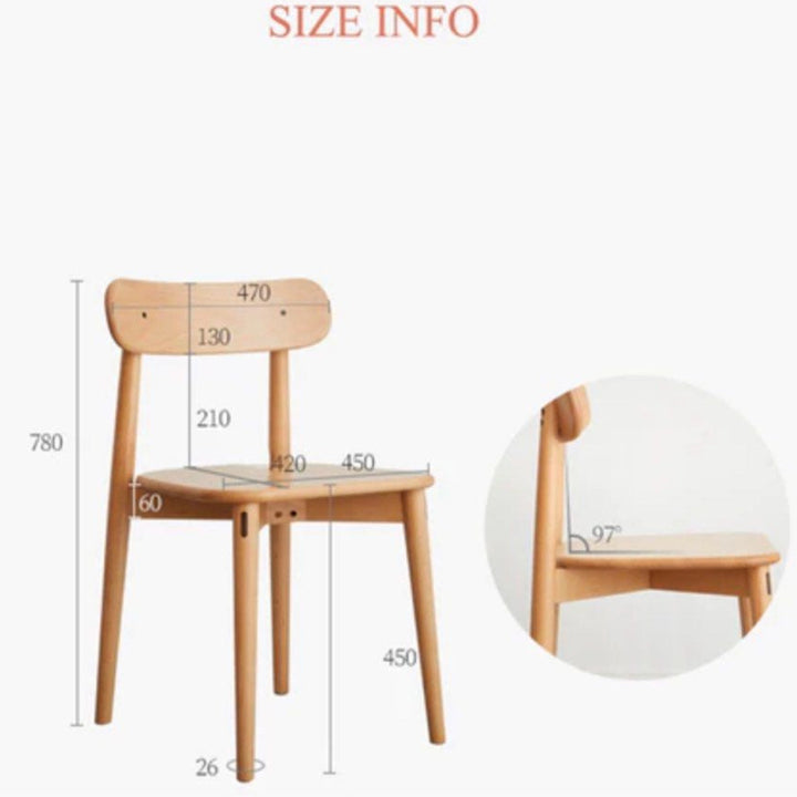 HETT Modern Dining Chair (set of 2)