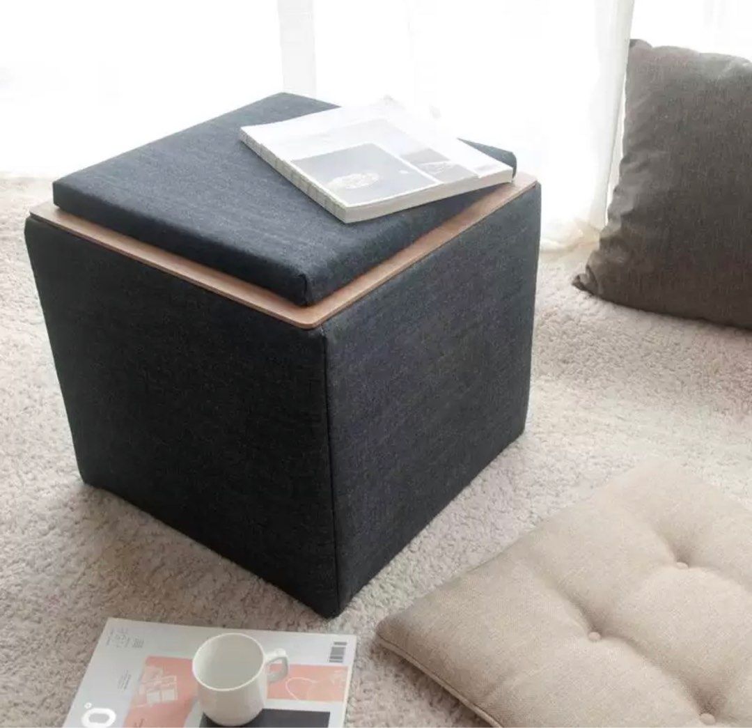 ROBYN Side Table Storage Stool