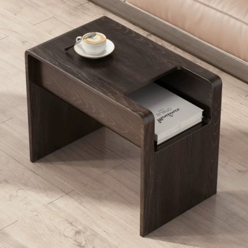 SAMARA Modern Walnut Side Table