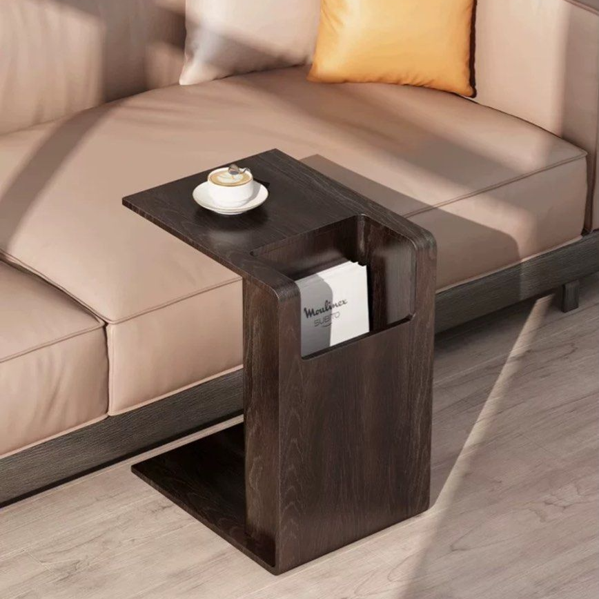 SAMARA Modern Walnut Side Table