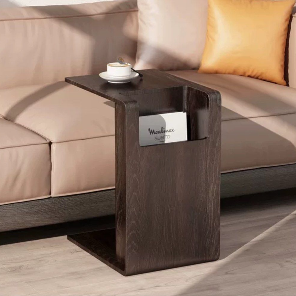 SAMARA Modern Walnut Side Table