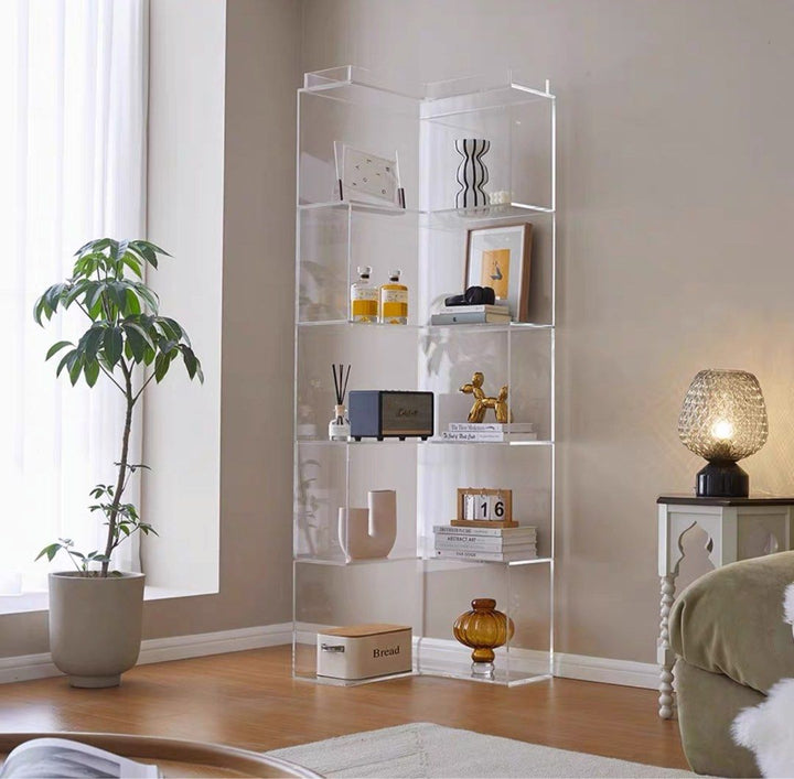 KELTICS Modern Glass Display Shelf