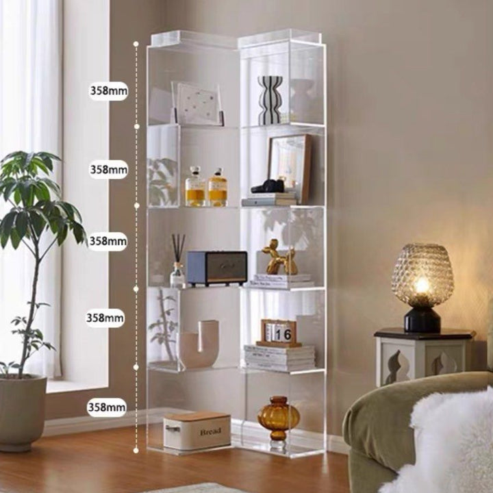 KELTICS Modern Glass Display Shelf