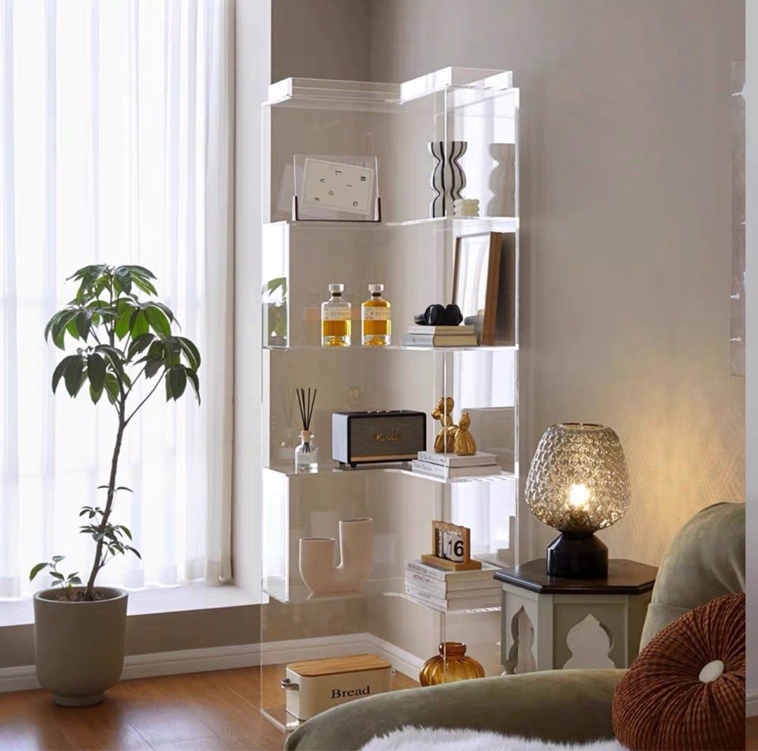 KELTICS Modern Glass Display Shelf
