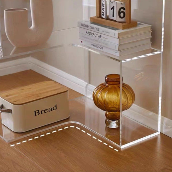 KELTICS Modern Glass Display Shelf