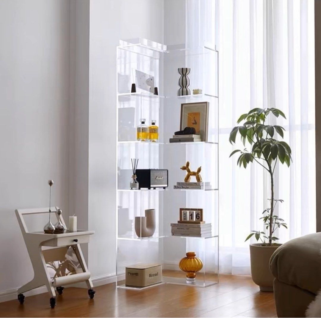 KELTICS Modern Glass Display Shelf