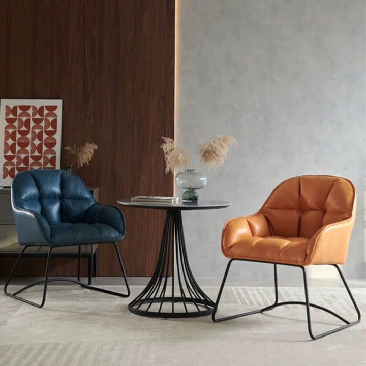 AZAZEL Modern Leather Dining Chair
