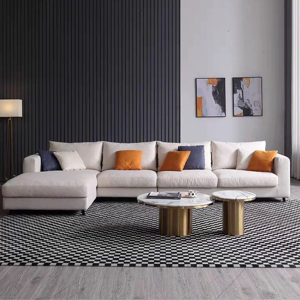VEON Modern Round Marble Coffee Table
