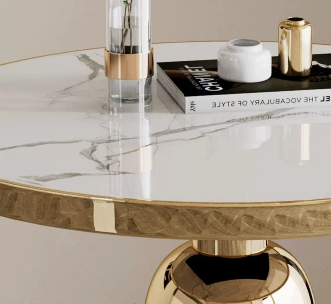 NORMAN Modern Sintered Stone Side Table