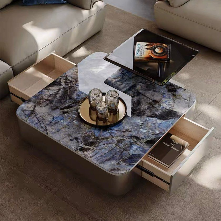 RUSLAN Luxury Marble Coffee Table