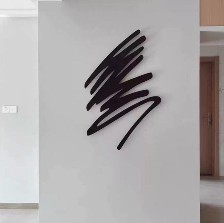 GLEN Modern Scribble Wall Art