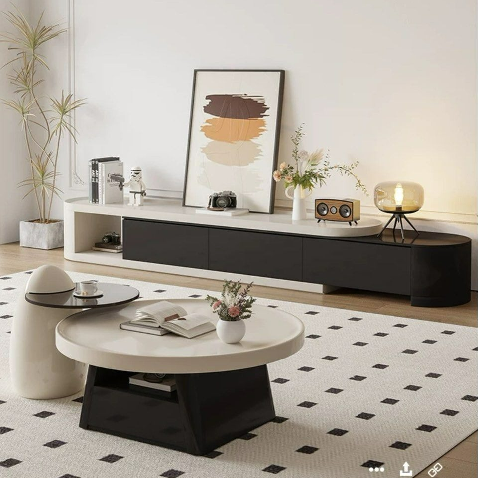 THANE Japandi TV Console & Coffee Table