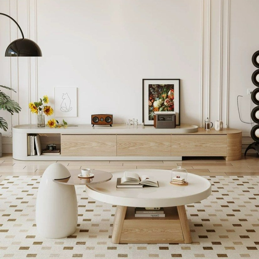 THANE Japandi TV Console & Coffee Table