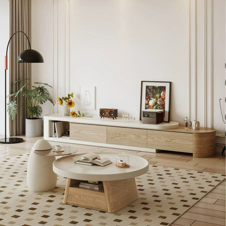 THANE Japandi TV Console & Coffee Table