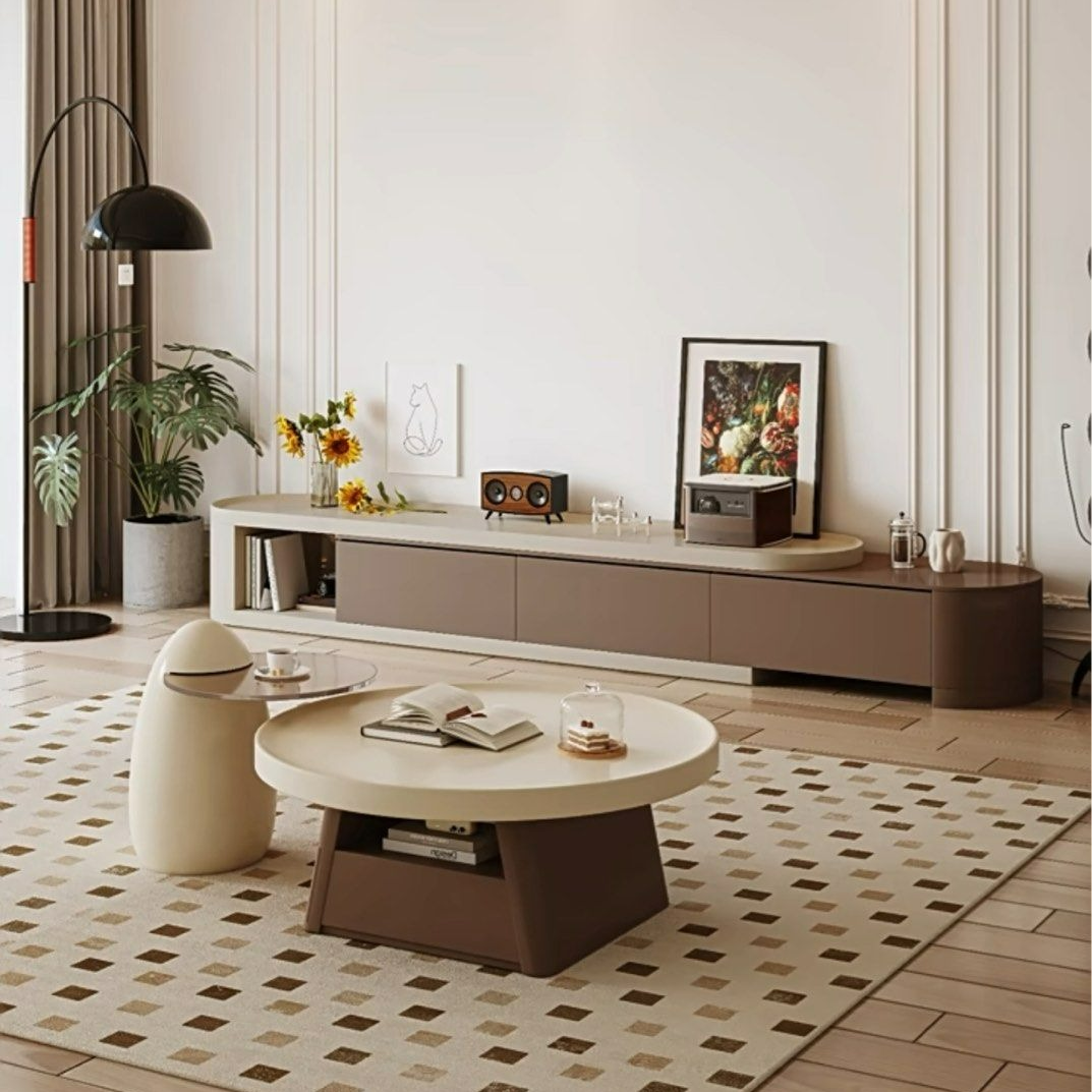 THANE Japandi TV Console & Coffee Table