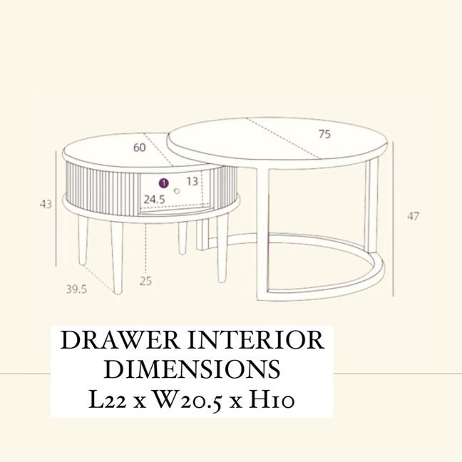 MILLS Solid Wood Coffee Tables