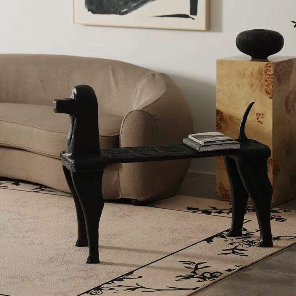 MARIN Eclectic Solid Wood Bench