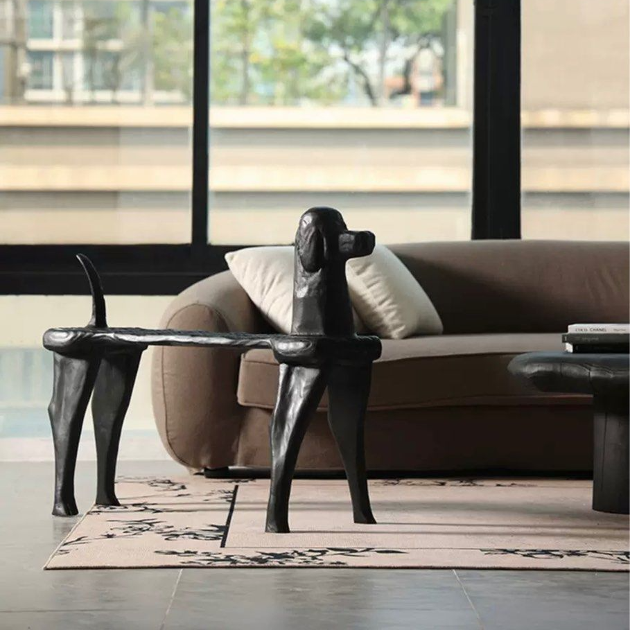 MARIN Eclectic Solid Wood Bench