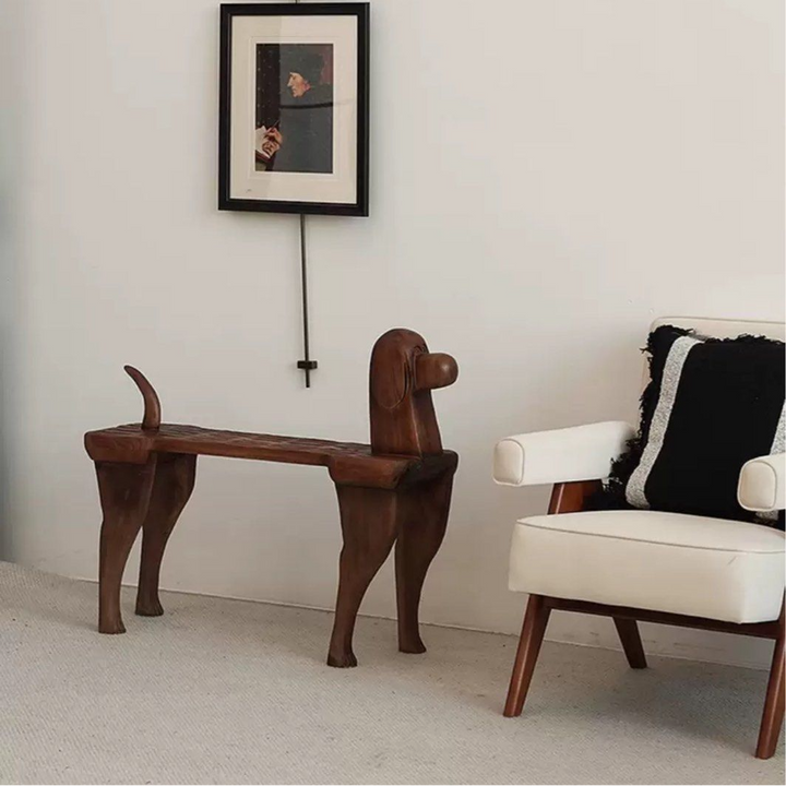 MARIN Eclectic Solid Wood Bench