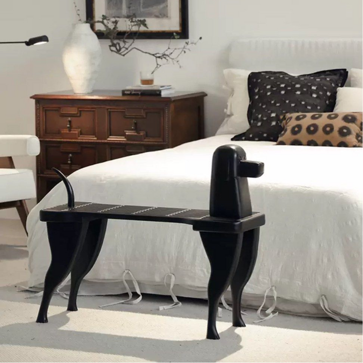 MARIN Eclectic Solid Wood Bench