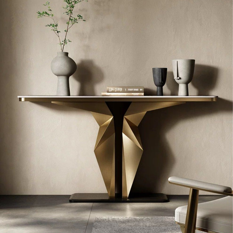 HELLA Modern Sintered Stone Console Table