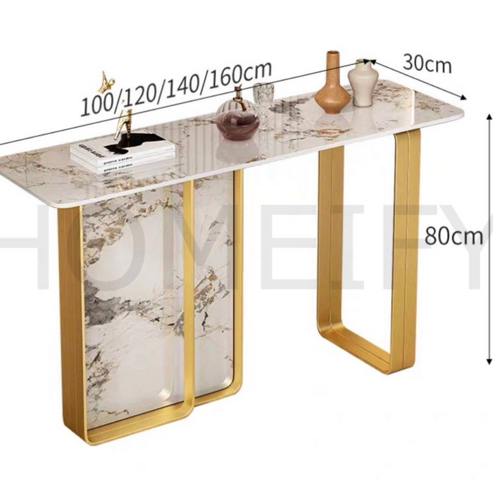 FLEUR Modern Marble Console Table