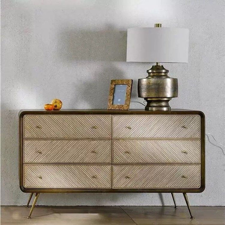 GABRIALIS Rustic Chest Of Drawers