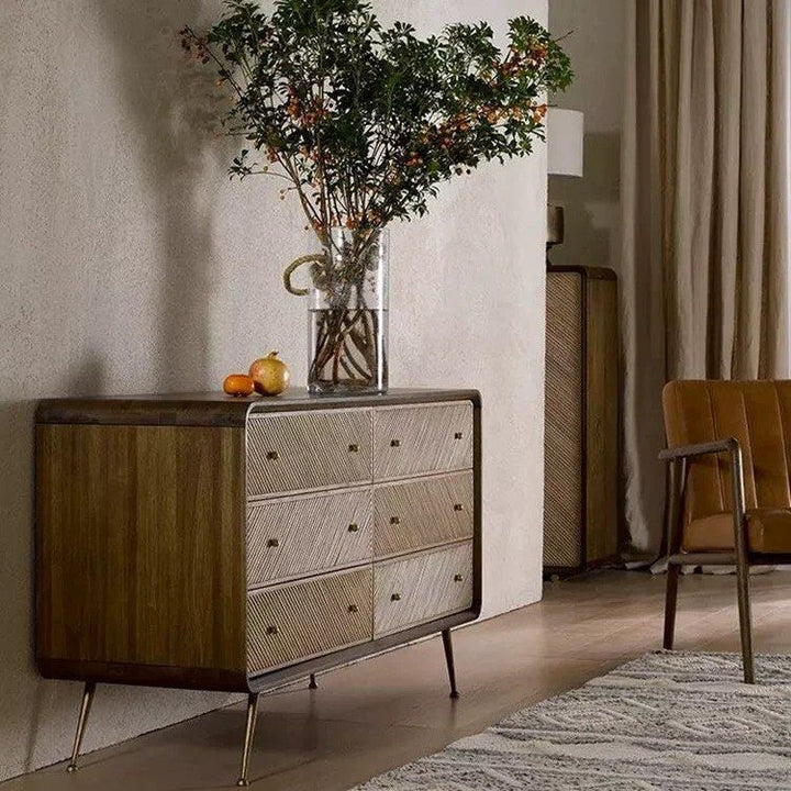 GABRIALIS Rustic Chest Of Drawers
