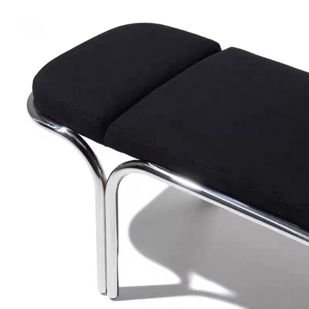 LINDEN Modern Stainless Steel Bench