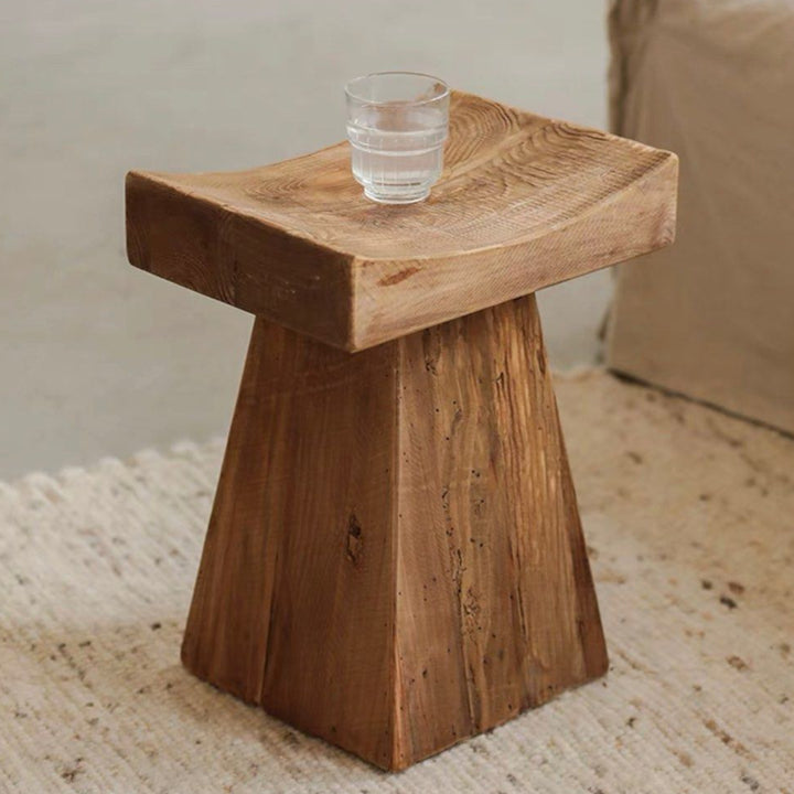 GELLERT Modern Solid Wood Side Table
