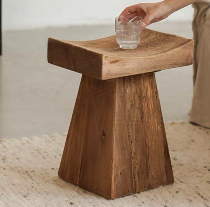 GELLERT Modern Solid Wood Side Table