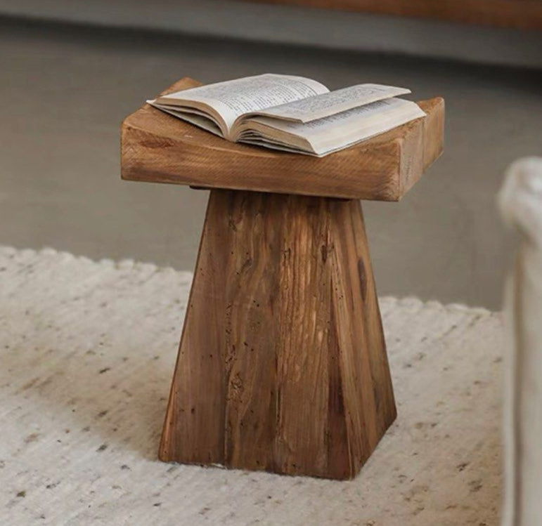 GELLERT Modern Solid Wood Side Table