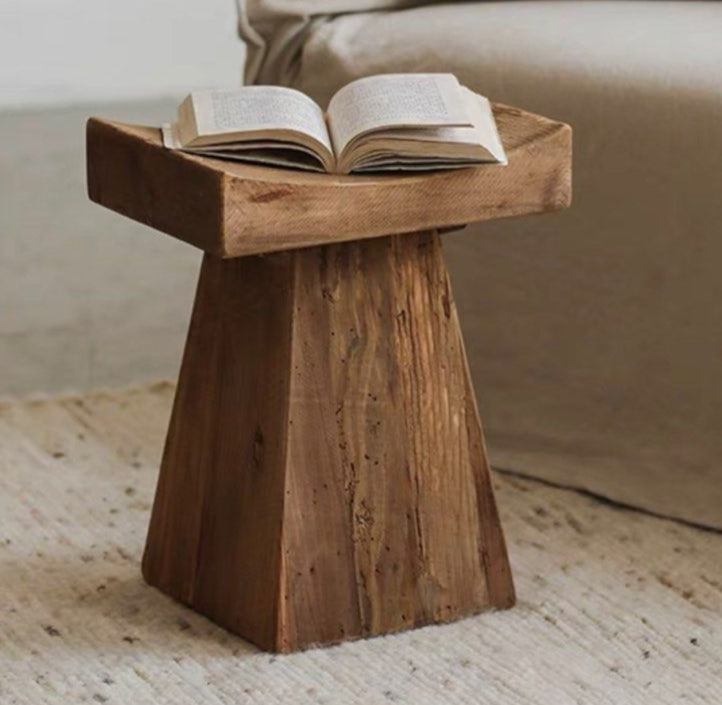 GELLERT Modern Solid Wood Side Table