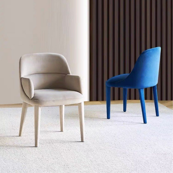 GYRE Modern Italian Leather Dining Chair