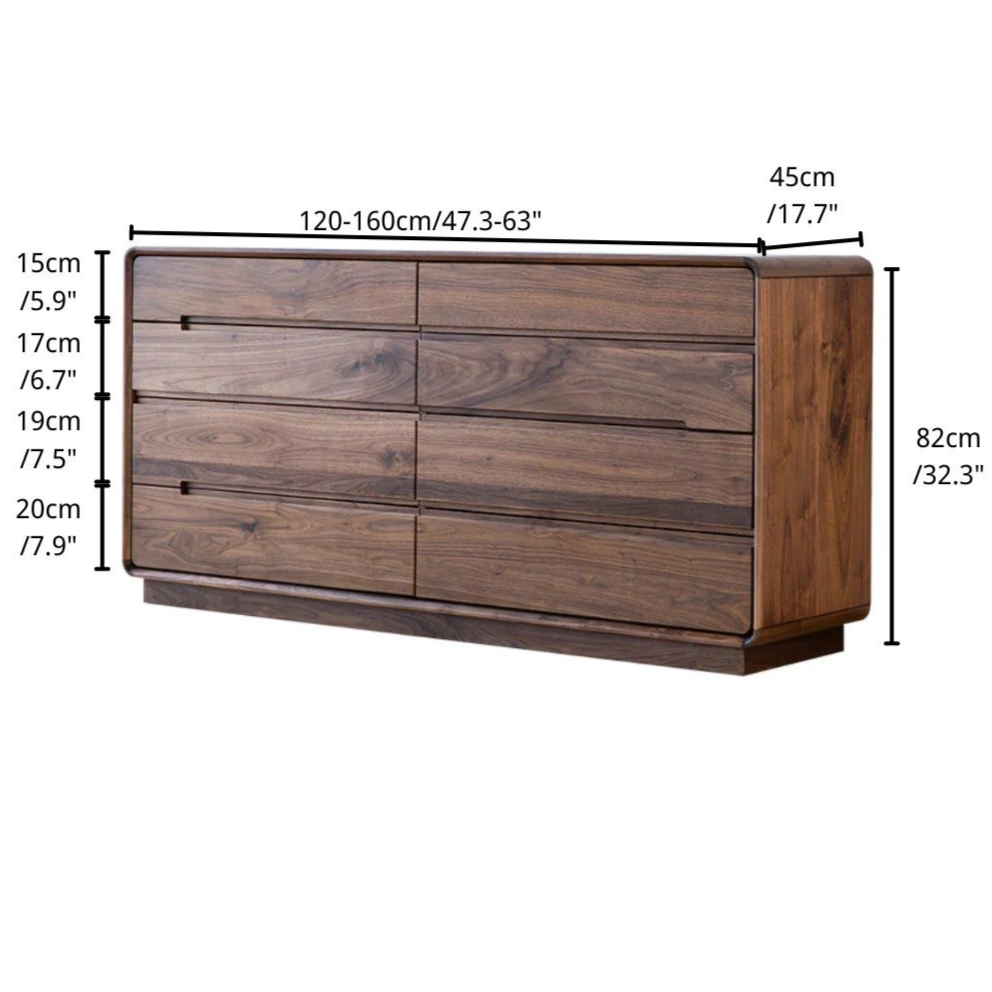 HODREA 8 Drawer Dresser
