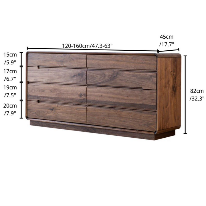 HODREA 8 Drawer Dresser