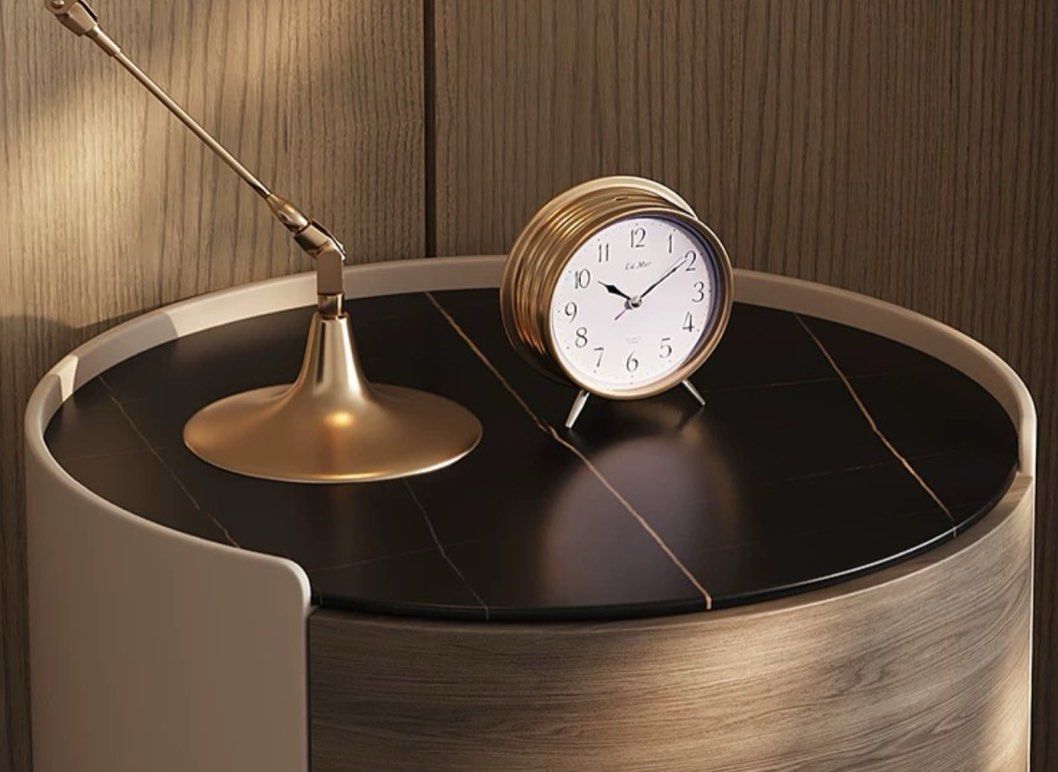 GRANDE Modern Walnut Bedside Table