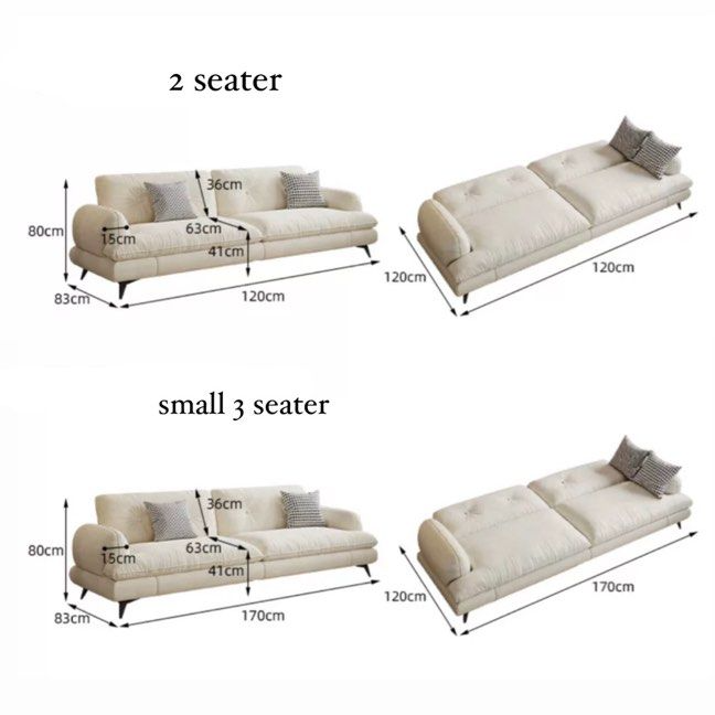 ALVORRA Modern Sofa Bed